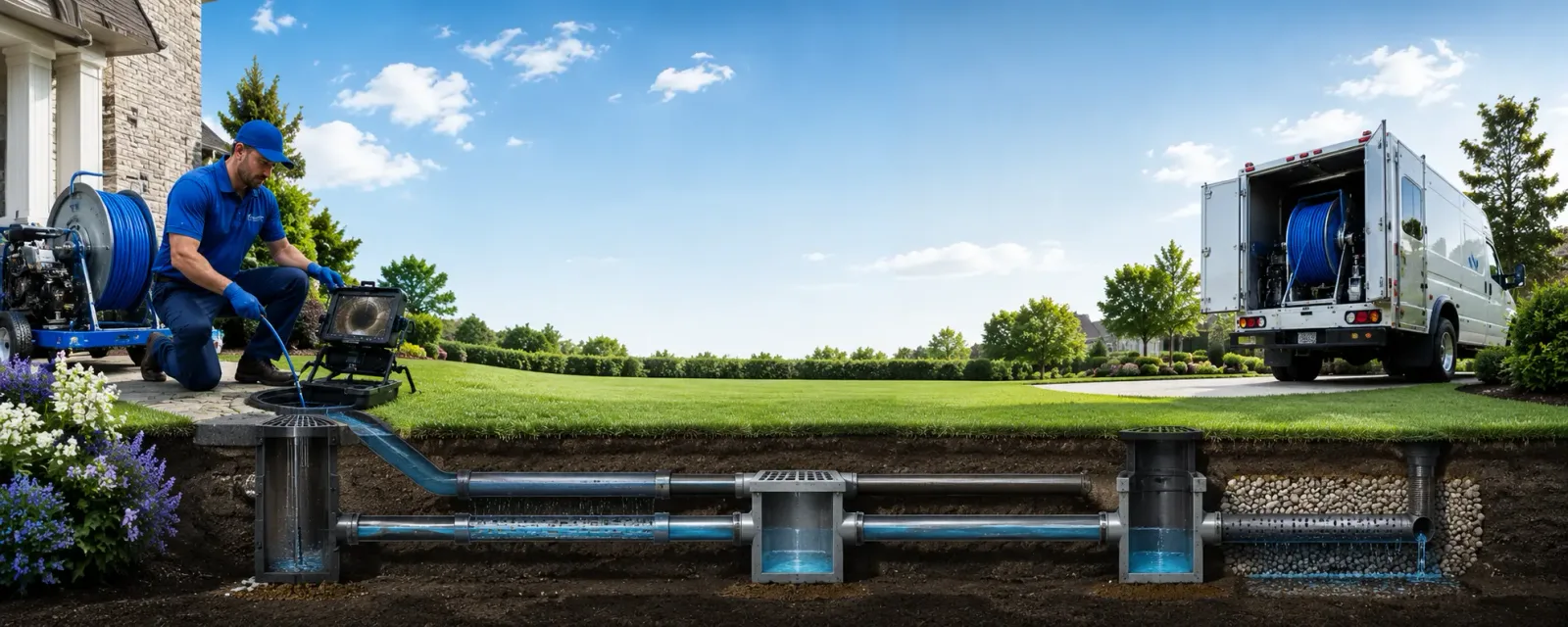 Outdoor drain cleaning information for Centerburg, OH